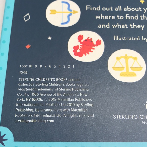 🌻4/$20 Aries Children’s Board Book Discovering Zodiac Signs Constellations New - Picture 3 of 9